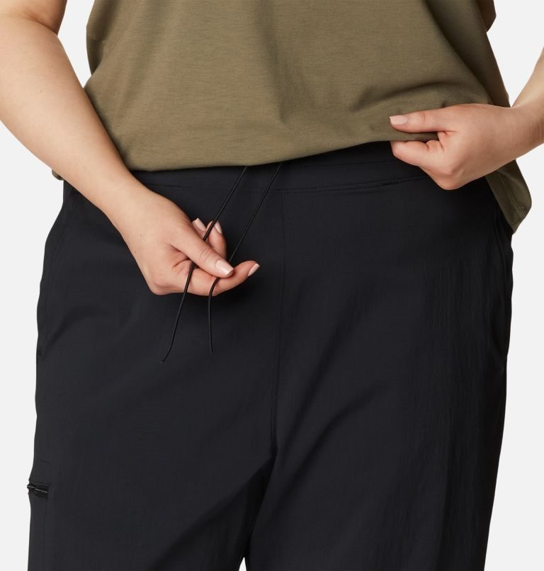 Women's Columbia On The Go Jogger Black | Plus Size CA-F56C8